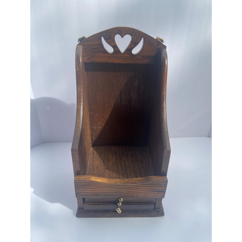 Vintage Solid Wood Doll Chair with Coasters